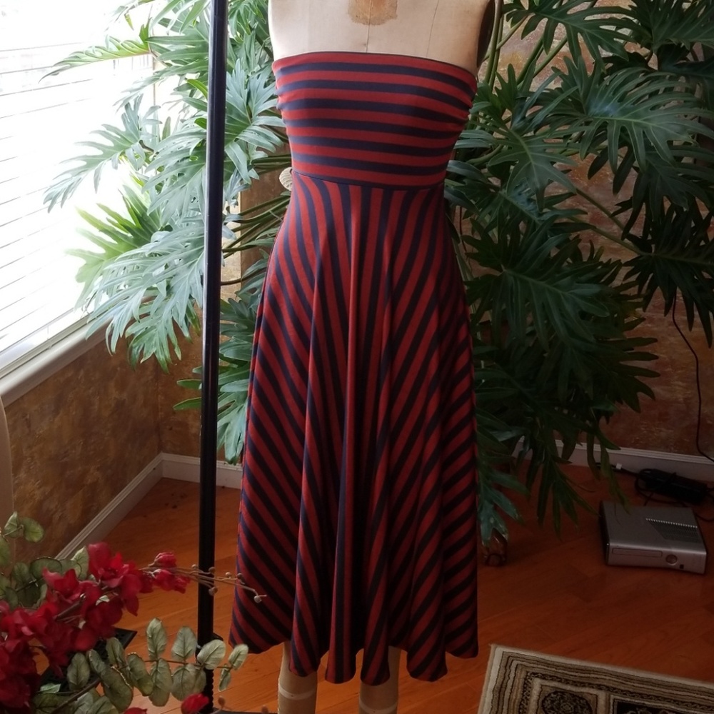 Anthropologie Strapless Dress NWOT